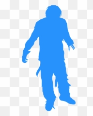 Zombie Silhouette - Free Vector Silhouettes Creazilla png