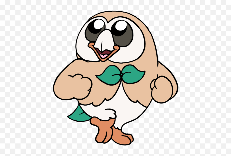 Toonskribblez - Rowlet I Love To Singa Png,Rowlet Png