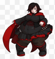 Blake Belladonna Female Adipose Tissue Rooster Teeth - Ruby Ruby Rose Rwby Fat Png,Rooster Teeth Logo