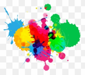 Splash Colors Png 1 Image - Transparent Background Paint Splatter