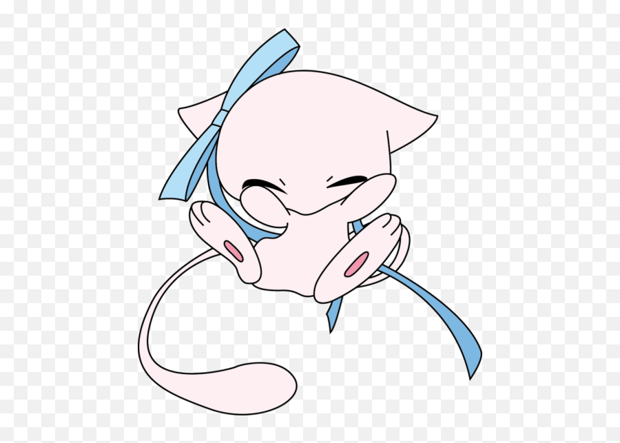 CUTE Mew, Pokemon Mew art transparent background PNG clipart