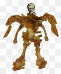 Download Hd Mecha Colonel Sanders - Colonel Sanders Chicken Bones Png,Colonel Sanders Png