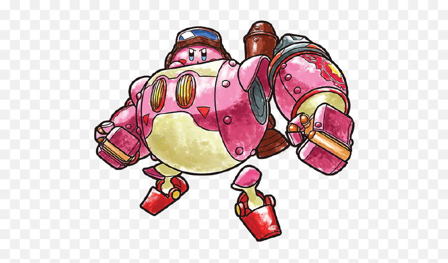 Kirby Planet Robobot Coloring Pages - Kirby In Robobot Armor Png,Kirby Face Png