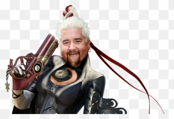 Guy Fieri As Baoynetta From The Video - Halloween Costume Super Smash Bros png