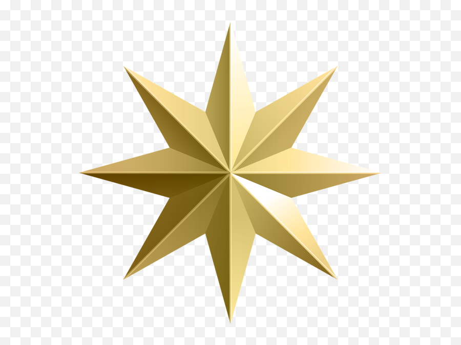 Star Transparent Background Clipart - Gold Christmas Star Clipart Png,Star Transparent Background
