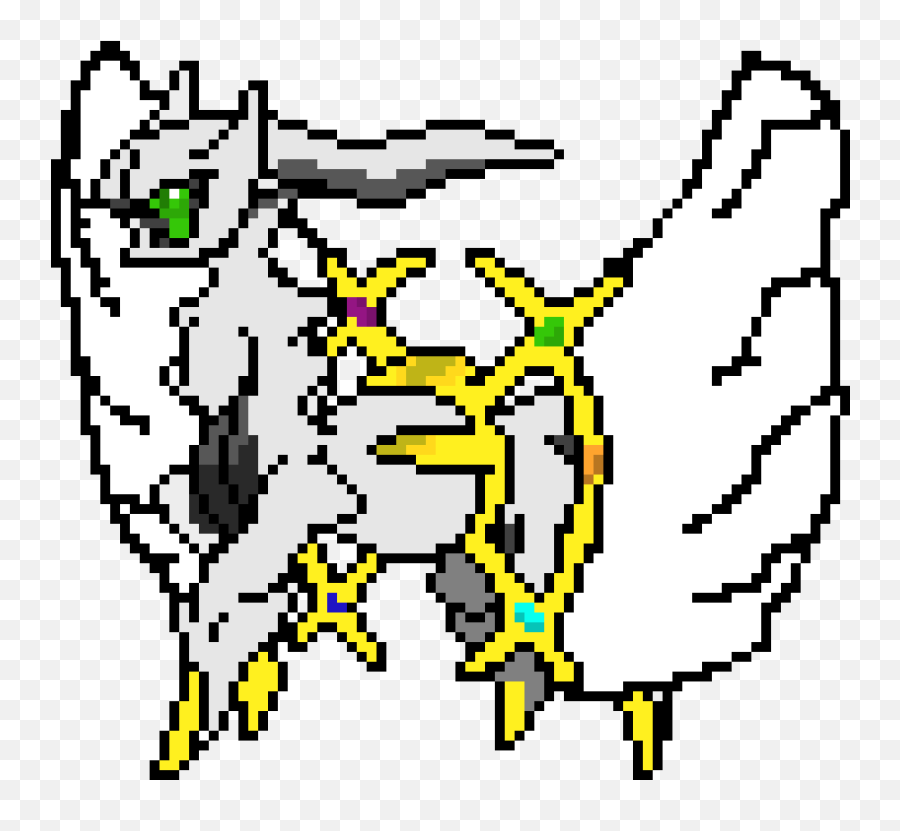 Arceus Asriel Dreemurr Lv2 Pixel Art Maker - Language Png,Arceus Png