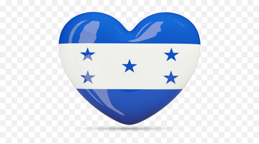 Heart Icon Illustration Of Flag Honduras Icons - Heart Honduras Flag Png,Blue Heart Icon