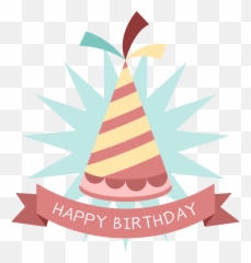 Hats Clipart Celebration - Cartoon Birthday Hat Png,Birthday Hats Png