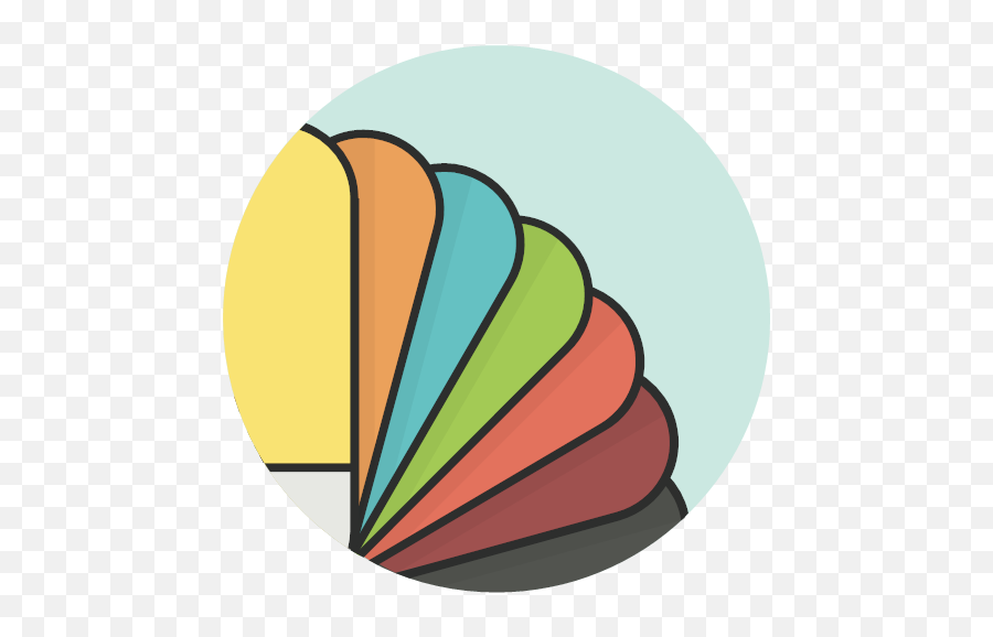 Colors Fan Pallet Pantone Icon Png