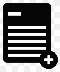 New Paper File Add Page Document Icon - Icon png