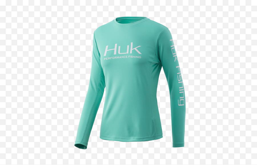 Huk Womens Icon X Long Sleeve Shirt U2013blue Radiance - Long Sleeve Png,Rash Icon
