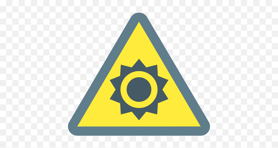 Optical Radiation Icon In Color Style - Charge Power And Resistance Png,Radiation Symbol Icon