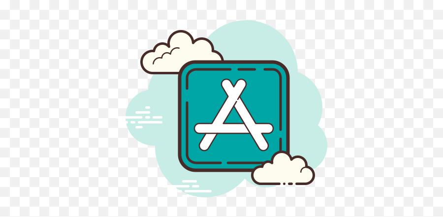 App Store Icon In Cloud Style - Icono De App Store Aesthetic Png,Icon For Store