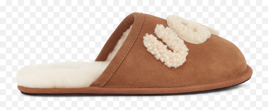 Scuff Logo Sheepskin Slipper Ugg - Open Toe Png,Dsw Free Icon Tote