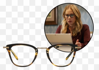 Chic Eyewear Hand - Selected for This Yearu0027s Emmy Nominees Christina Applegate Dead To Me Glasses png