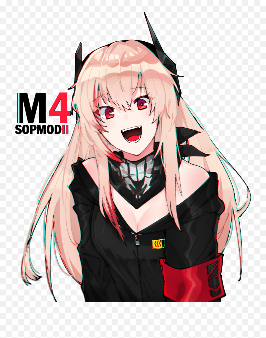 M4 Sopmod Ii Girlsu0027 Frontline Drawn By 3oc Danbooru Png Anime Girl Gif Icon