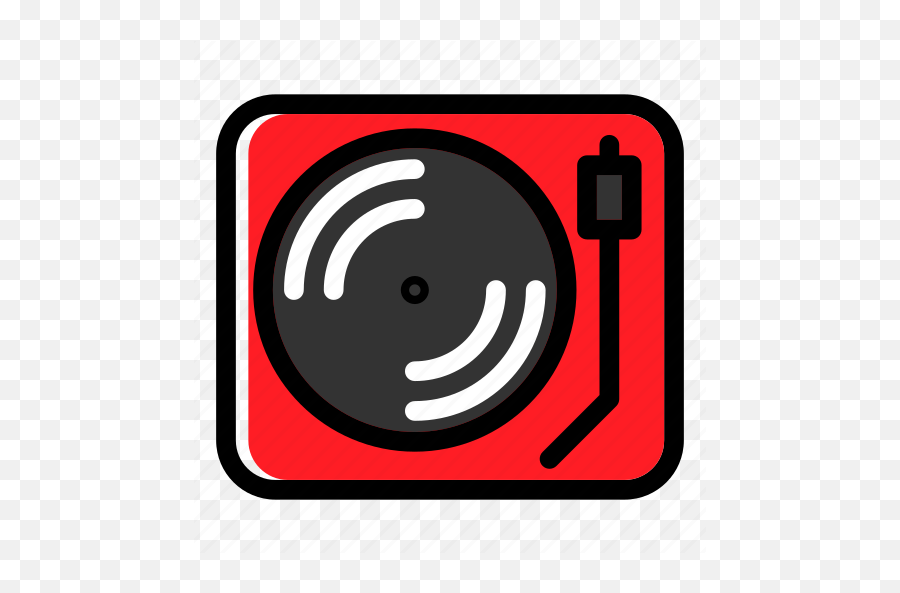 Music Player Portable Recorder Turntable Vinyl Icon Png