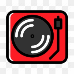 Music Player Portable Recorder Turntable Vinyl Icon Png