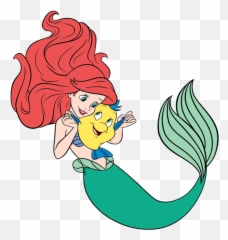 Ariel - Ariel And Flounder Png,Flounder Png