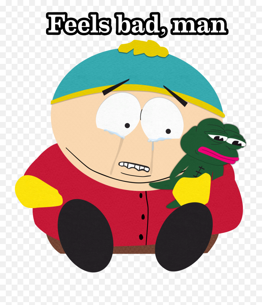 Feels Bad Png - Eric Cartman Pepe,Feels Bad Man Png