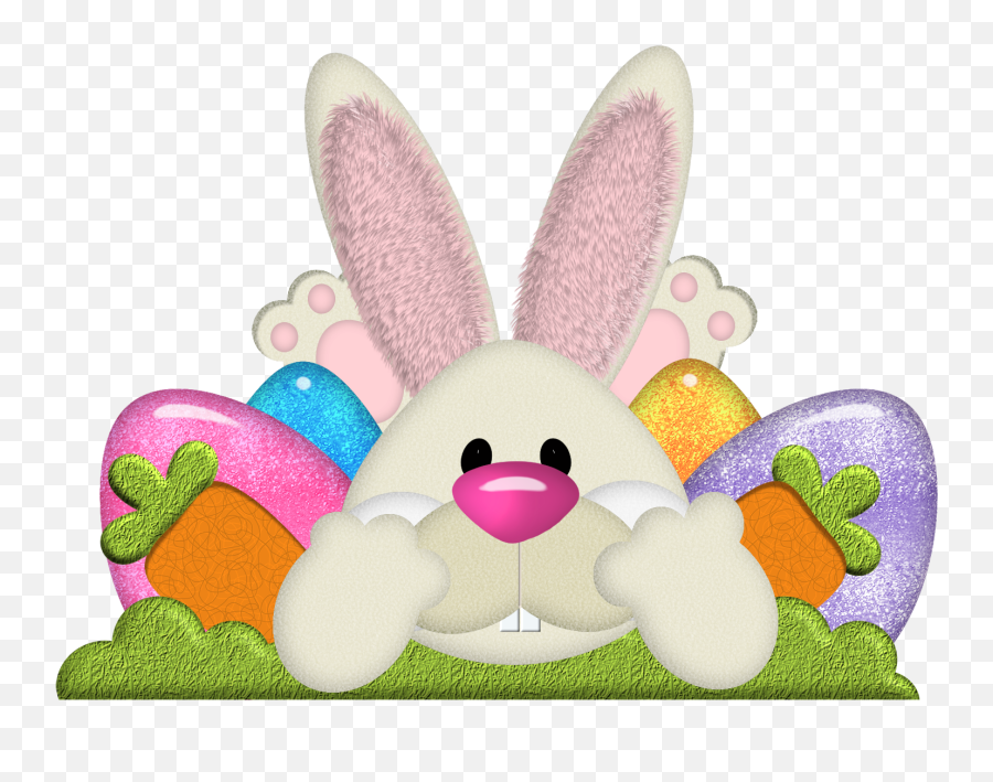 Easter Bunny Transparent Png - Happy Easter To My Family And Friends,Bunny Transparent