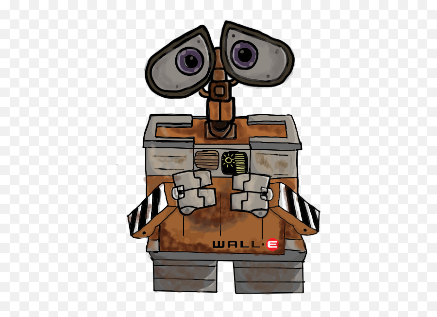 I Drew Wall E Tell Me What You Think Pixar Cartoon Png - e Transparent