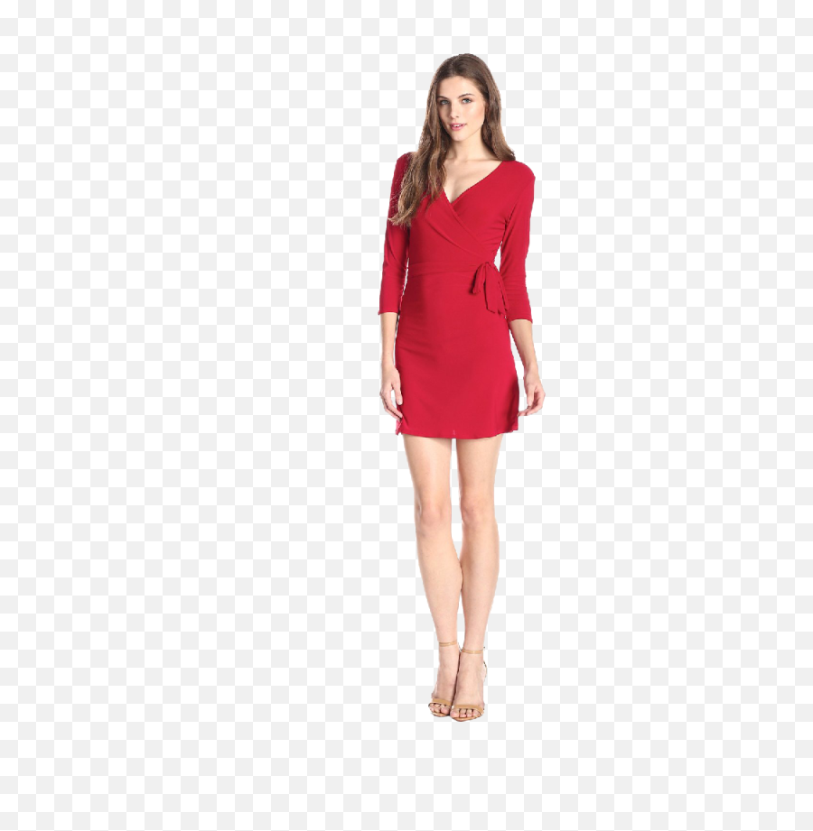 Women In Red Transparent Png Clipart - Women Dress Png,Red Dress Png