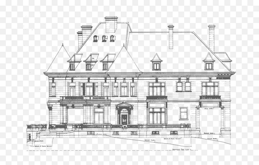 Visit Portlandu0027s Finest Historic House Museum Pittock Mansion - Architecture Blueprints Drawing Png,Mansion Png