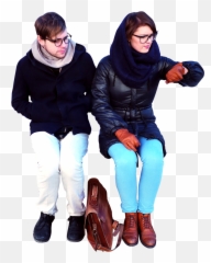 Download Sitting Png Image For Free - People Cutout Sitting Winter,Person Sitting Png