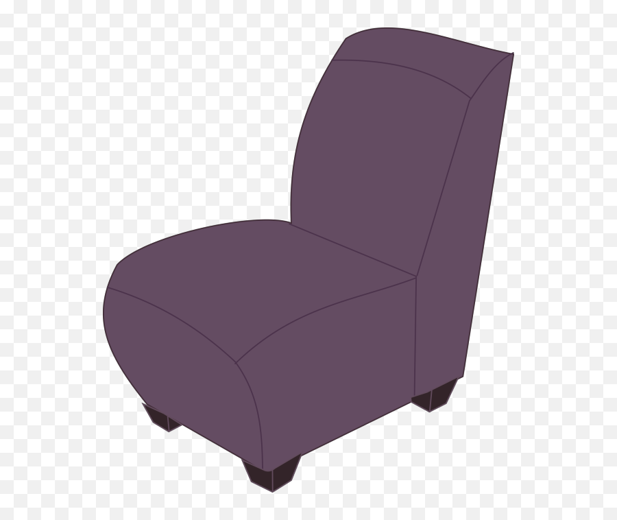 Purple Armless Chair Clipart I2clipart - Royalty Free Purple Chair Clipart Png,Chair Clipart Png