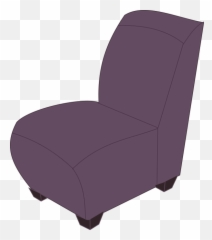 Purple Armless Chair Clipart I2clipart - Royalty Free Purple Chair Clipart Png,Chair Clipart Png