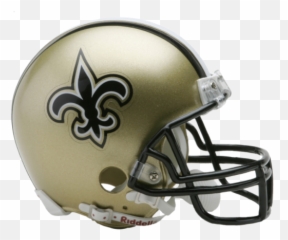 New Orleans Saints Nfl Mini Helmet Replica - New Orleans Saints Helmet Png,Eagles Helmet Png