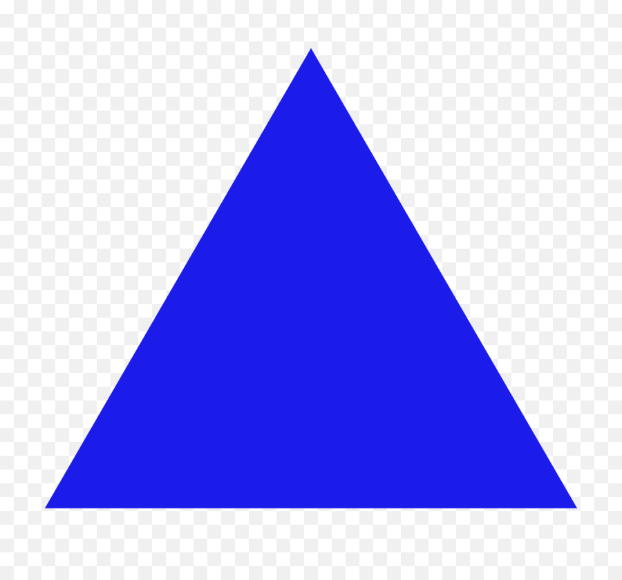 Blue Fire Transparent Png - Triangle Blue Color,Blue Fire Transparent