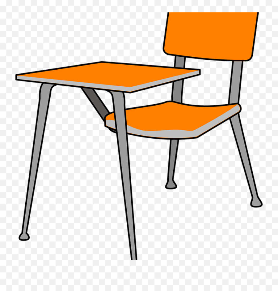 Desk School Chair - School Desk Clipart Png,School Desk Png