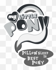 Download Vector Free Stock Gift Mlp Fim Logo Sleep Version - My Little Pony Png,My Little Pony Logo
