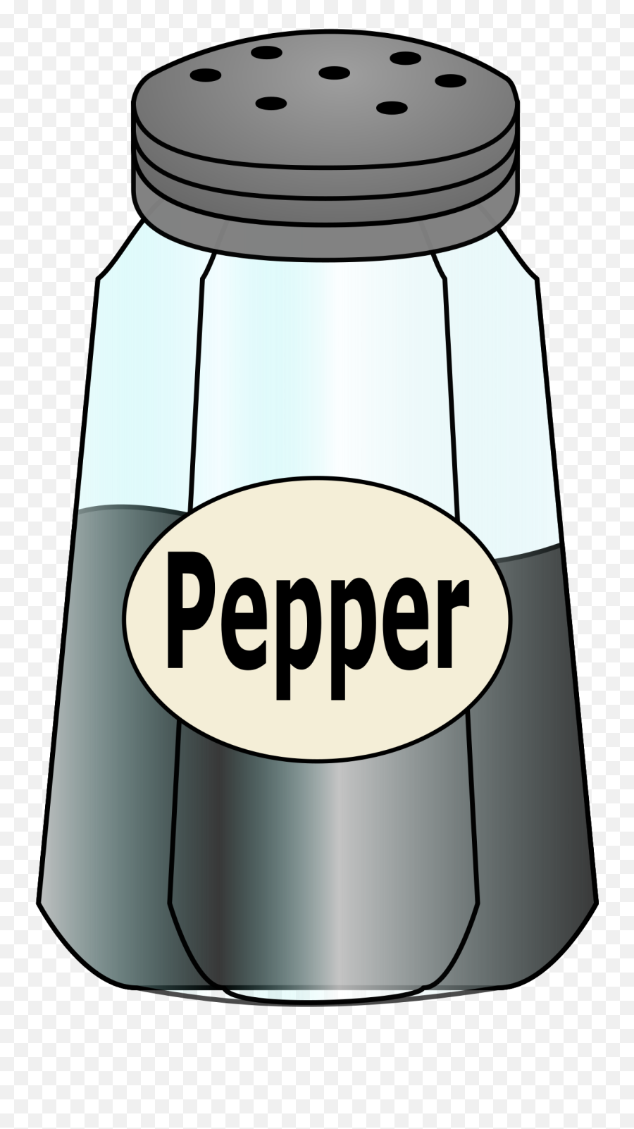 Pepper Shaker Clipart - Pepper Shaker Clipart Png,Salt Shaker Transparent Background