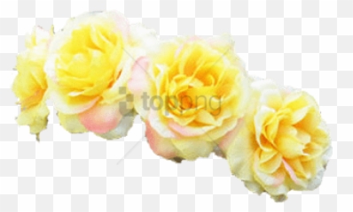 Free Png Tumblr Transparent Flower Crown Image - Background Yellow