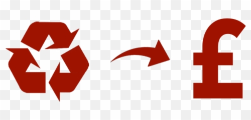 Lcd Waste - Transparent Blue Recycle Symbol png