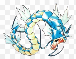 Gyarados - Pokemon Gyarados Original Art Png,Gyarados Png