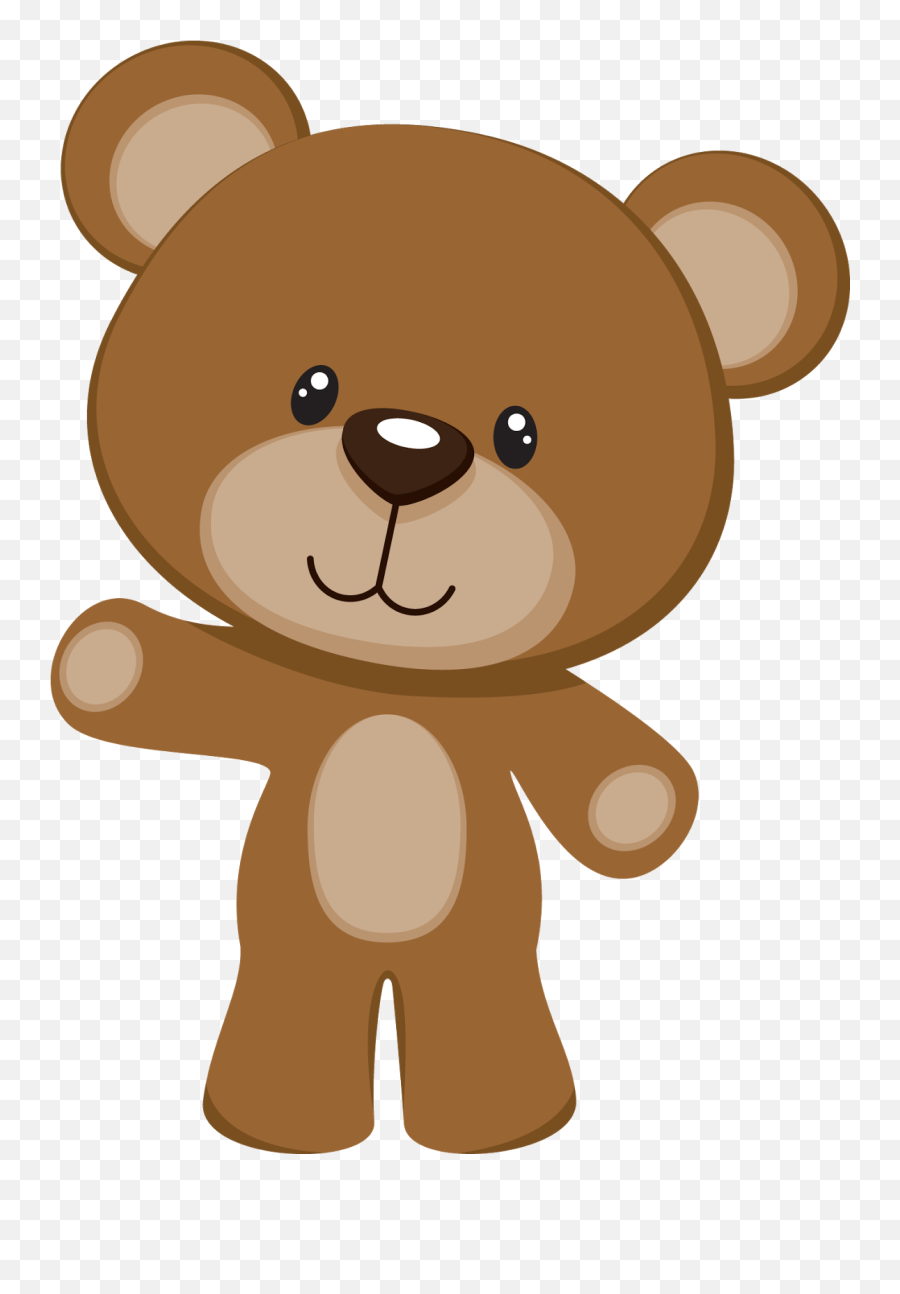 Brown Teddy Bear Clipart - Clipart Teddy Bear Png,Bear Clipart Png