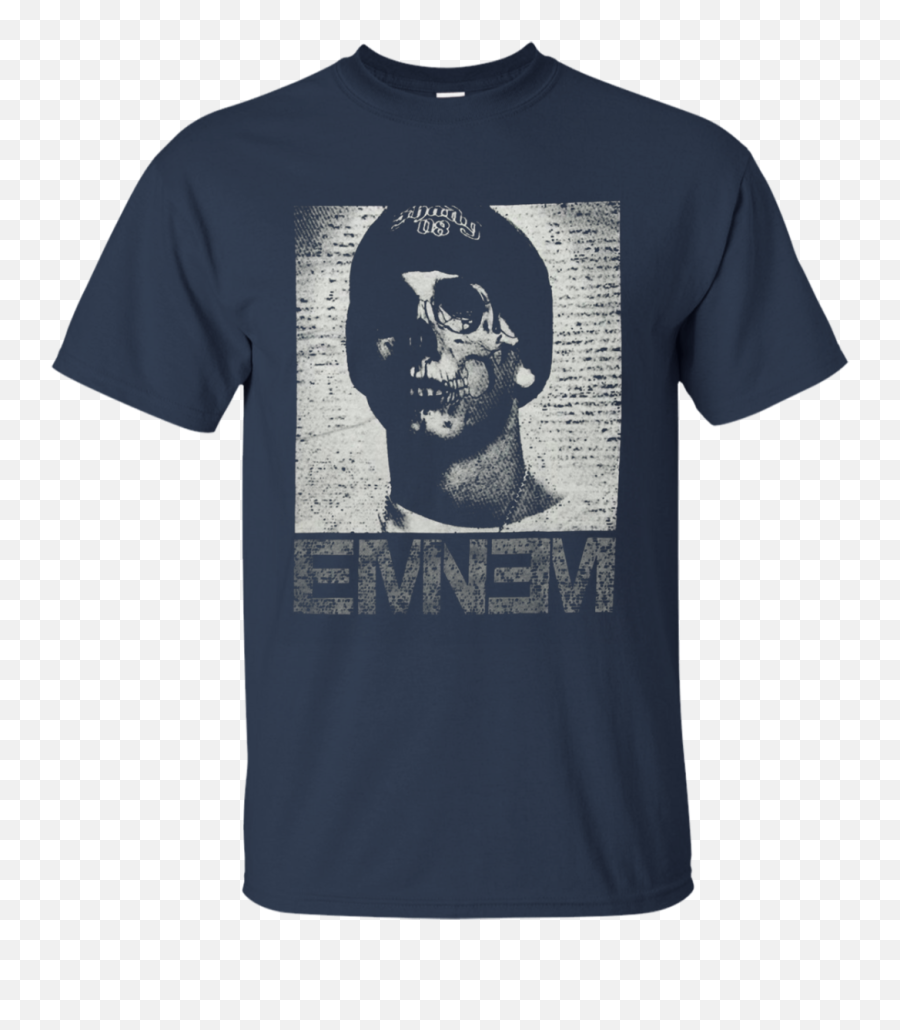 Download Eminem Skull Face Shirt Men - Eminem Shirt Png Senior Night Cheer Shirts,Skull Face Png