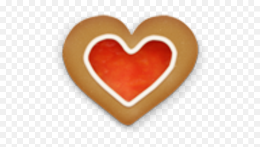 Christmas Cookie Heart Icon Free Images - Heart Cookie Cartoon Png,Cookie Clipart Png