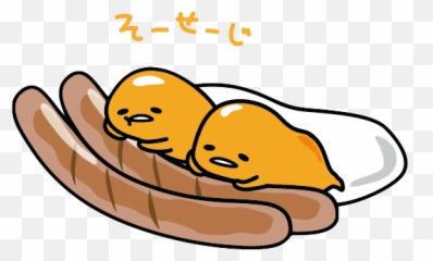 Picture - 2 Gudetama With Sausage Png,Gudetama Png