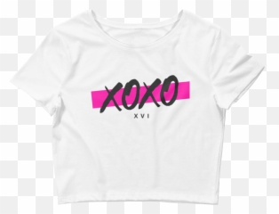 Womenu2019s Funny Emoji Faces Crop Top - Short Sleeve png