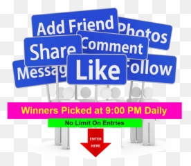 Facebook Like Share Comment Png Image - Language