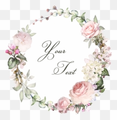 Vintage Floral Wreaths With Typography - Highlights Cover For Instagram Flower png