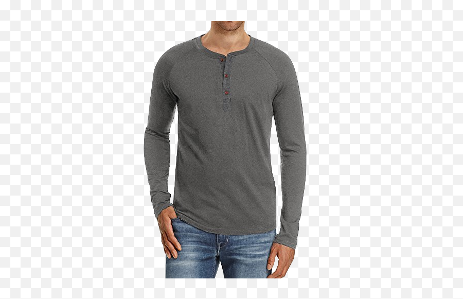 Wearing And Choosing Henley Shirts U2013 Knownmancom - Athletic Cut Long Sleeve Henley Png,Gray Shirt Png