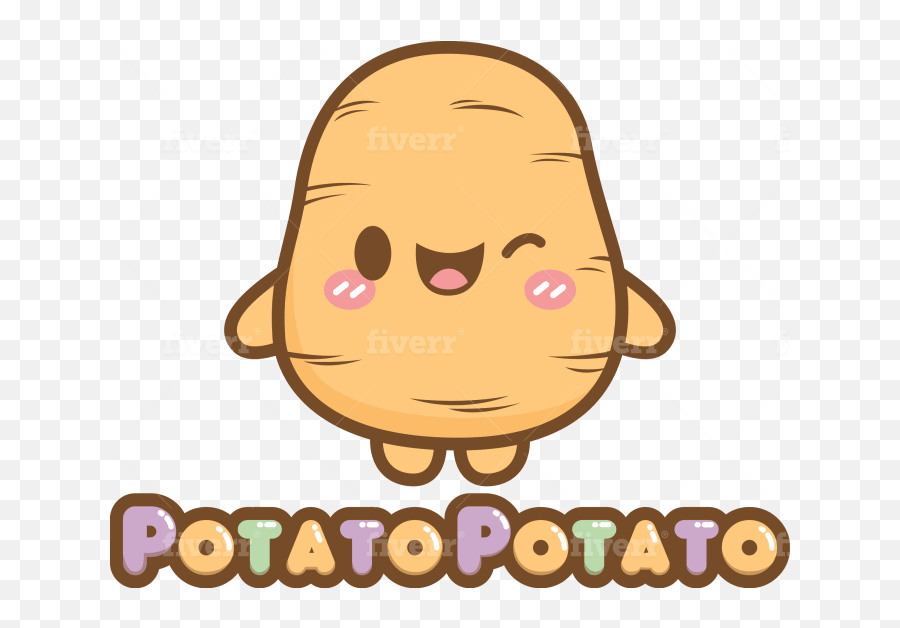 Design Cute Logo For Your Brand - Happy Png,Kawaii Potato Png