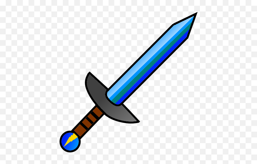 Diamond Sword - Collectible Sword Png,Minecraft Diamond Sword Transparent