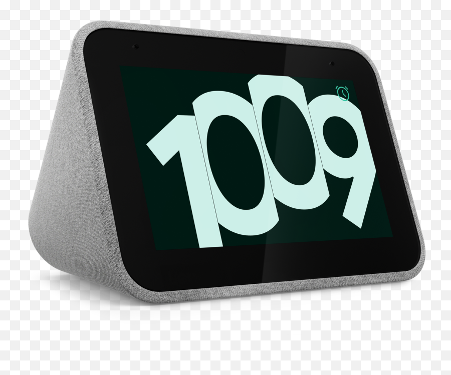 Smaller Isn - Lenovo Smart Clock Png,Amazon Echo Logo